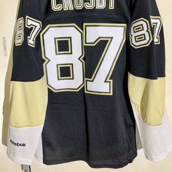 Reebok Premier PITTSBURGH PENGUINS SIDNEY CROSBY Men's JERSEY Sz SMALL or 4X NEW - Picture 4 of 4